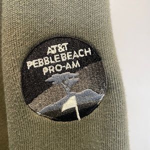 Forest green sweater from AT&T golf